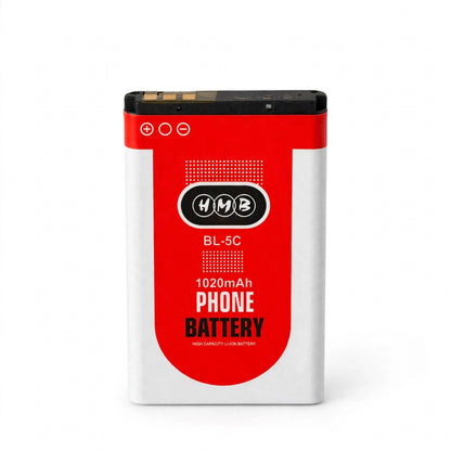 HMB BL-5C Power Edition - 1020mAh High Capacity Phone Battery