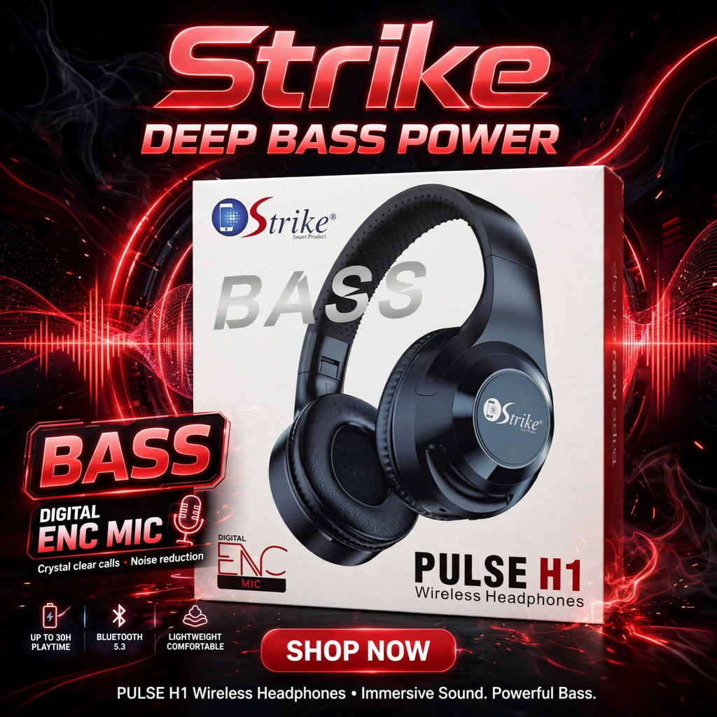 Strike PULSE H1 Wireless Headphones