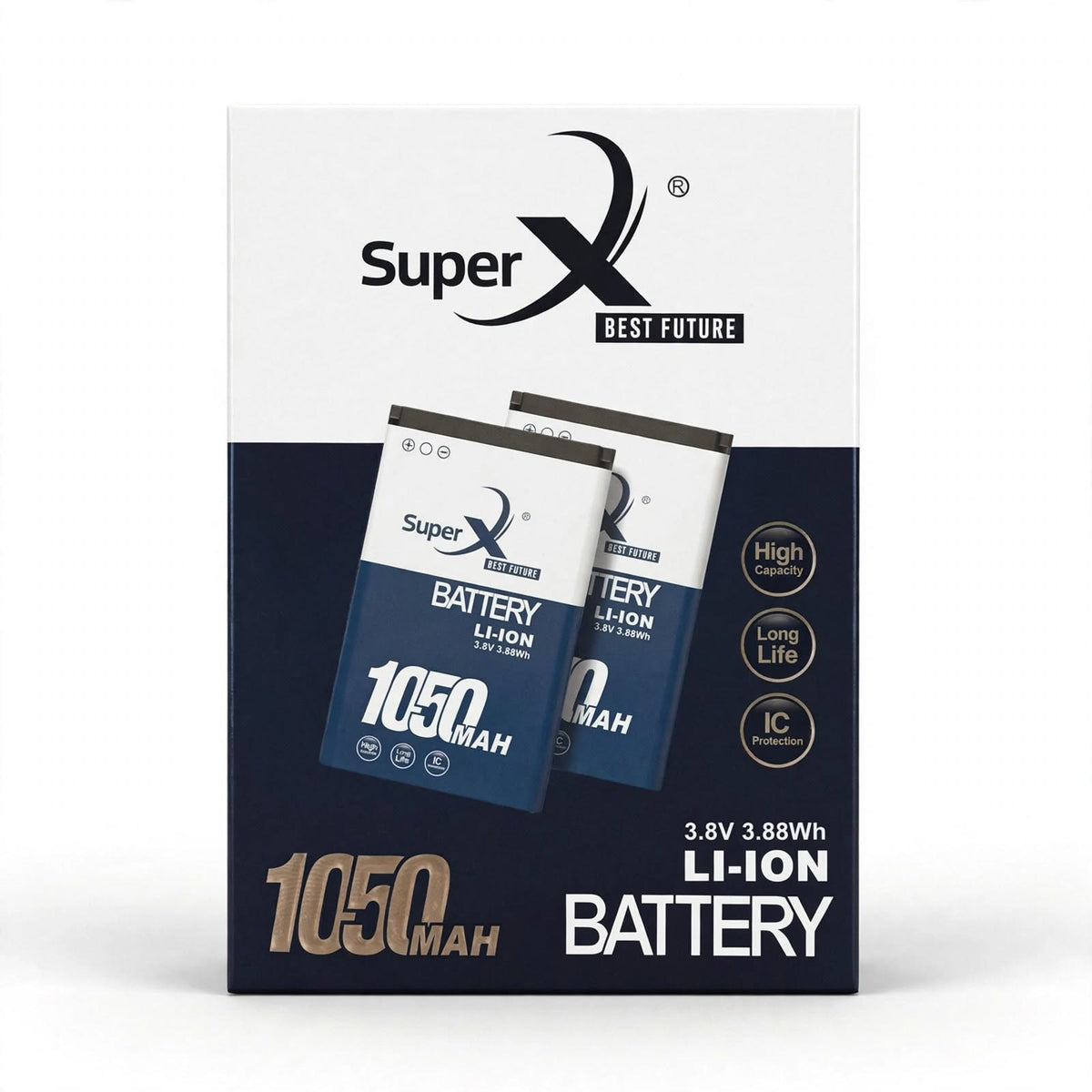 Super X Power Beast 1050mAh - 3.8V Li-ion Battery
