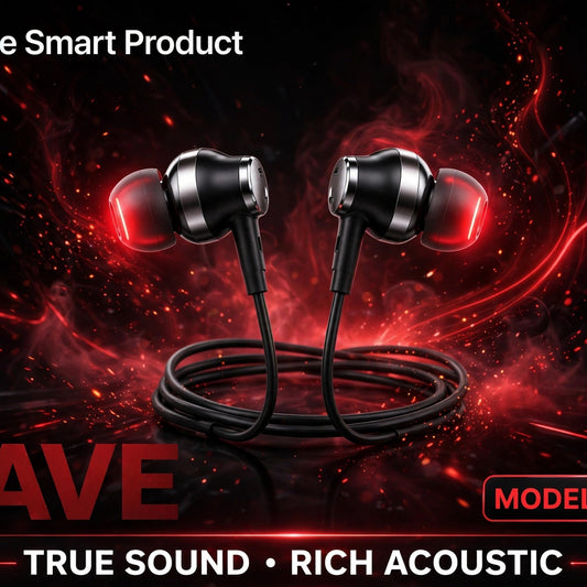 Strike Wave H-142 - True Sound Rich Acoustic In-Ear Earphones